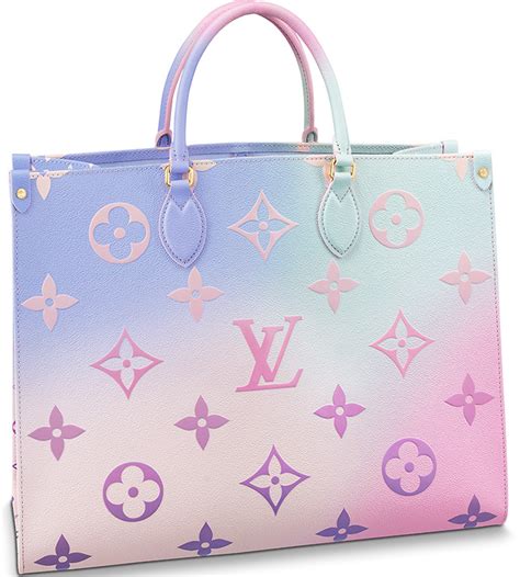 louis vuitton onthego pastel|louis vuitton marshmallow sunrise pastel.